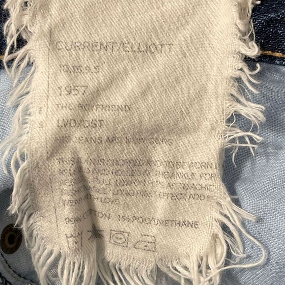 Current/Elliot The Boyfriend Women’s Distressed Jeans - Picture 9 of 10